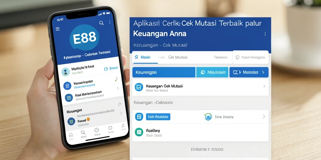 Tampilan antarmuka E88 yang intuitif dan menawan.