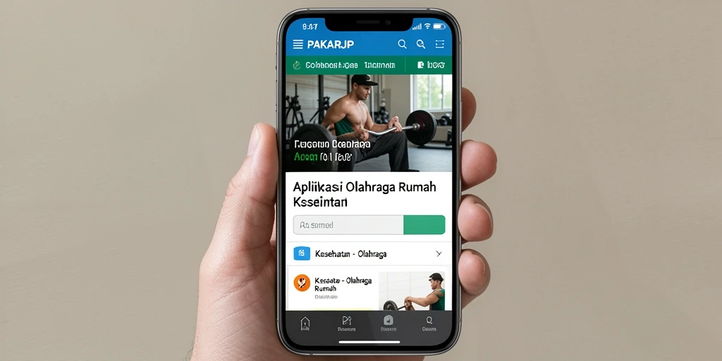 Antarmuka aplikasi PAKARJP yang ramah pengguna dan informatif.