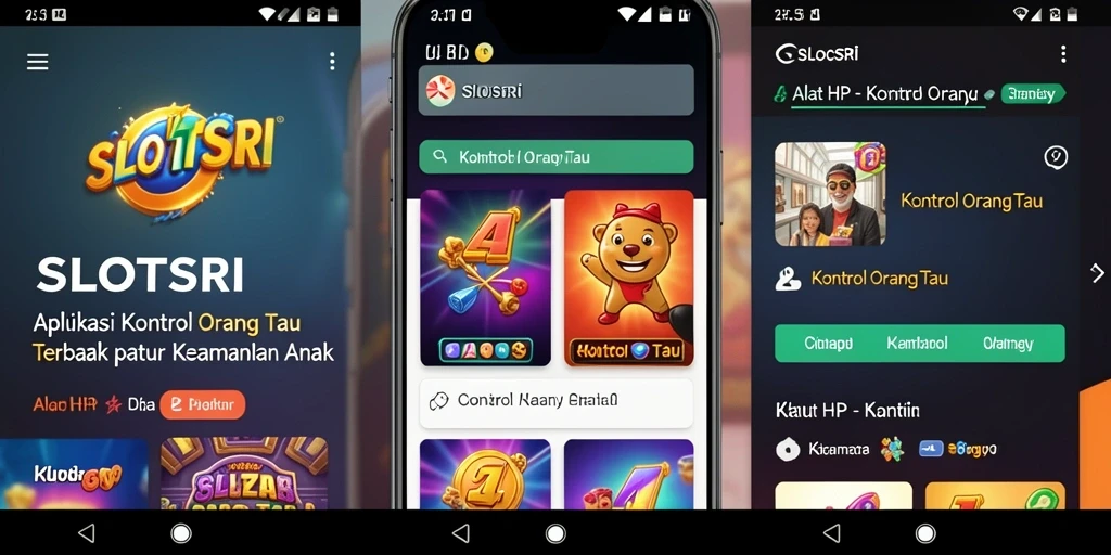 Tampilan antarmuka SLOTSRI untuk kontrol orang tua yang intuitif.